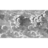 Nuvolette Black/White by Cole & Son Designer Wallcovering COLE & SON FORNASETTI SENZA TEMPO PAPER - 100% United Kingdom Horizontal: 54 and Vertical: 31.5 54 - Swanky Fabrics -