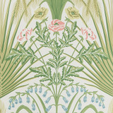 Bluebell Spring Green/Crm by Cole & Son Designer Wallcovering