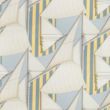 St Tropez Print Blue/Yellow by Lee Jofa Designer Fabric