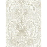 Coleridge White And Ivory by Cole & Son Designer Wallcovering COLE & SON ALBEMARLE PAPER - 100% United Kingdom Horizontal: and Vertical: 27.58 21 - Swanky Fabrics -
