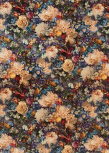 Royal Garden Velvet Sapphire by G P & J Baker Designer Fabric