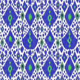 Ikat Azul by Gaston Y Daniela Designer Fabric GASTON LIBRERIA VISCOSE - 80%;LINEN - 20% Italy HEAVY Horizontal: 25.8 and Vertical: 35.26 52 - Swanky Fabrics -
