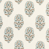 Aydon Teal by G P & J Baker Designer Fabric ARTISAN II LINEN - 90%;POLYESTER - 10% India - Horizontal: 17.336 and Vertical: 21.67 52.008 - Swanky Fabrics -
