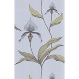Orchid Blue Gr by Cole & Son Designer Wallcovering COLE & SON NEW CONTEMPORARY PAPER - 100% United Kingdom Horizontal: 0 and Vertical: 28.5 20.5 - Swanky Fabrics -
