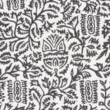 Morris Carbon 177772 by Schumacher Designer Fabric ESSENTIALS: SMALL-SCALE PRINTS See Sample TURKEY HEAVY DUTY </p><p>Repeat: Horizontal: 9" (23CM) and Vertical: 8 1/2" (22CM) 54 1/2" (138CM) - Swanky Fabrics -
