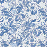 Gloria Delft 176842 by Schumacher Designer Fabric VOGUE LIVING See Sample UNITED KINGDOM - </p><p>Repeat: Horizontal: 18" (46CM) and Vertical: 16" (41CM) 54" (137CM) - Swanky Fabrics -