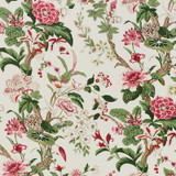 Nymphaea Fuchsia 176761 by Schumacher Designer Fabric SCHUMACHER CLASSICS II See Sample THAILAND - </p><p>Repeat: Horizontal: 27" (69CM) and Vertical: 44 1/2" (113CM) 54" (137CM) - Swanky Fabrics -