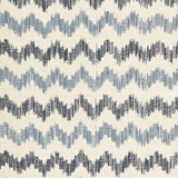 Sierra Ikat Indigo 175310 by Schumacher Designer Fabric IKAT COLLECTION See Sample INDIA . </p><p>Repeat: Horizontal: 3 3/4" (10CM) and Vertical: 7 7/8" (20CM) 52 1/2" WIDE (133CM) - Swanky Fabrics -