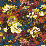 Shanghai Peacock Cinnabar 175132 by Schumacher Designer Fabric PRINT HAPPY See Sample SWITZERLAND MEDIUM DUTY </p><p>Repeat: Horizontal: 26 1/4" (67CM) and Vertical: 22 1/2" (57CM) 52 1/2" WIDE (133CM) - Swanky Fabrics - Shanghai Peacock Cinnabar 175132 by Schumacher Designer Fabric PRINT HAPPY See Sample SWITZERLAND MEDIUM DUTY </p><p>Repeat: Horizontal: 26 1/4" (67CM) and Vertical: 22 1/2" (57CM) 52 1/2" WIDE (133CM) - Swanky Fabrics -