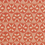 Darjeeling Cotton Ikat Persimmon 66963 by Schumacher Designer Fabric CHROMA See Sample INDIA LIGHT DUTY </p><p>Repeat: Horizontal: 6 5/8" (17CM) and Vertical: 11" (28CM) 52" WIDE (132CM) - Swanky Fabrics -