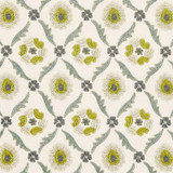 Claremont Embroidery Chartreuse 65741 by Schumacher Designer Fabric CHROMA See Sample INDIA . </p><p>Repeat: Horizontal: 4 3/4" (12CM) and Vertical: 6 1/4" (16CM) 51 2/8" WIDE (130CM) - Swanky Fabrics -