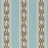 Madagascar Ikat Stripe Oasis 65720 by Schumacher Designer Fabric CHROMA See Sample INDIA . </p><p>Repeat: Horizontal: 9" (23CM) and Vertical: 4 1/2" (11CM) 54" WIDE (137CM) - Swanky Fabrics -