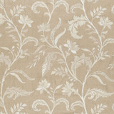 Monceau Linen Embroidery Greige 65131 by Schumacher Designer Fabric AU NATUREL See Sample INDIA LIGHT DUTY </p><p>Repeat: Horizontal: 25" (64CM) and Vertical: 30" (76CM) 50" WIDE (127CM) - Swanky Fabrics -