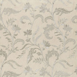 Monceau Linen Embroidery Zinc 65130 by Schumacher Designer Fabric AU NATUREL See Sample INDIA LIGHT DUTY </p><p>Repeat: Horizontal: 25" (64CM) and Vertical: 30" (76CM) 50" WIDE (127CM) - Swanky Fabrics -