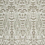 Maya Ikat Print Greige 174751 by Schumacher Designer Fabric AU NATUREL See Sample ITALY . </p><p>Repeat: Horizontal: 13 1/4" (34CM) and Vertical: 34 3/4" (88CM) 53" WIDE (135CM) - Swanky Fabrics -