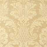 Genoa Damask Antelope 55613 by Schumacher Designer Fabric PALAZZO See Sample ITALY . </p><p>Repeat: Horizontal: 25 1/2" (65CM) and Vertical: 25 1/2" (65CM) 51" WIDE (130CM) - Swanky Fabrics -