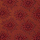 Kiku Silk Velvet Cerise & Cinnabar 2644282 by Schumacher Designer Fabric MODERN GLAMOUR See Sample INDIA NOT APPLICABLE </p><p>Repeat: Horizontal: 12 3/4" (32CM) and Vertical: 12 1/4" (31CM) 54" WIDE (137CM) - Swanky Fabrics -