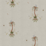 Royal Poncianna Embroidery Multi On Creme 22140 by Schumacher Designer Fabric IN HER STYLE IN HIS STYLE See Sample INDIA TO BE DETERMINED </p><p>Repeat: Horizontal: 35" (89CM) and Vertical: 45 3/4" (116CM) 54" WIDE (137CM) - Swanky Fabrics -