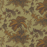 Coconut Grove Spruce 171112 by Schumacher Designer Fabric MODERN CLASSICS See Sample BELGIUM MEDIUM DUTY </p><p>Repeat: Horizontal: 13 1/2" (34CM) and Vertical: 18" (46CM) 54" WIDE (137CM) - Swanky Fabrics -