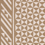Nuba Taupe 176303 by Schumacher Designer Fabric Tribal Chic See Sample UNITED STATES OF AMERICA - </p><p>Repeat: Horizontal: 54" (137CM) and Vertical: 32" (81CM) 54" (137CM) - Swanky Fabrics -