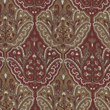 Maharajah Crewel Embroidery Pompeii 64811 by Schumacher Designer Fabric CLASSIC WOVENS See Sample INDIA MEDIUM DUTY </p><p>Repeat: Horizontal: 24 1/2" (62CM) and Vertical: 32 1/4" (82CM) 50" WIDE (127CM) - Swanky Fabrics -