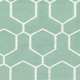 Gainful 1 Aqua by Stout Designer Fabric COMFORTABLE LIVING SEAMIST/AQUA 75%COT 25%POL INDIA </p><p>Repeat: 5.125 57 in - Swanky Fabrics -