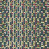 Hitherto 1 Festival by Stout Designer Fabric RAINBOW LIBRARY LAKE/INDIGO 100%COT %BEMB INDIA </p><p>Repeat: 6.375 51.87 in - Swanky Fabrics -