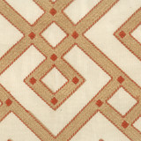 Cued 3 Spice by Stout Designer Fabric RAINBOW LIBRARY CINNAMON/SIENA 100%COT %BEMB INDIA </p><p>Repeat: 12.625 51.63 in - Swanky Fabrics -