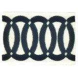 Zealot 6 Ink by Stout Designer Trim MOONDUST TRIM 40%LIN 32%SVI 24%POL 4%MTL CHINA </p><p>Repeat: 0 2.38 in - Swanky Fabrics -