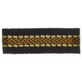 Potter 35 Granite by Stout Designer Trim ART OF DESIGN TRIM-2 TAPES 100%SVI CHINA </p><p>Repeat: 0 1 in - Swanky Fabrics -