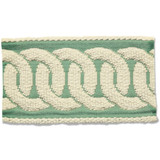 Edderton 1 Seaspray by Stout Designer Trim NEW WORLD TAPES & BORDERS 100%SVI FRANCE </p><p>Repeat: 0 2 in - Swanky Fabrics -