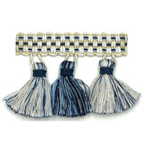 Sponsor 14 Starlight by Stout Designer Trim ART OF DESIGN TRIM-2 TASSEL FRINGE 100%SVI CHINA </p><p>Repeat: 0 3 in - Swanky Fabrics -