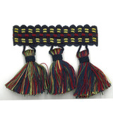 Sponsor 21 Jewel by Stout Designer Trim ART OF DESIGN TRIM-2 TASSEL FRINGE 100%SVI CHINA </p><p>Repeat: 0 3 in - Swanky Fabrics -