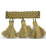 Sponsor 32 Sagebrush by Stout Designer Trim ART OF DESIGN TRIM-2 TASSEL FRINGE 100%SVI CHINA </p><p>Repeat: 0 3 in - Swanky Fabrics -