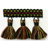 Sponsor 34 Morocco by Stout Designer Trim ART OF DESIGN TRIM-2 TASSEL FRINGE 100%SVI CHINA </p><p>Repeat: 0 3 in - Swanky Fabrics -