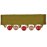 Deciblle 6 Bayleaf by Stout Designer Trim MYSTIQUE TRIM 100%SVI CHINA </p><p>Repeat: 0 0.88 in - Swanky Fabrics -