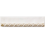 Cristabel 31 Ivory by Stout Designer Trim ART OF DESIGN TRIM-2 CORDS 53%COT 47%SVI CHINA </p><p>Repeat: 0 0.25 in - Swanky Fabrics -