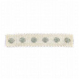 Peekaboo 4 Shoreline by Stout Designer Trim DIMENSIONS TRIM 100%SVI CHINA Horizontal: 0 and Vertical: 0 0.63 in - Swanky Fabrics -