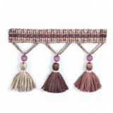 Saffron 7 Heather by Stout Designer Trim INSPIRATIONS TRIM 93%SVI 7%POL CHINA Horizontal: 0 and Vertical: 0 3 in - Swanky Fabrics -