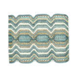 Fiesta 8 Aqua by Stout Designer Trim NEW WORLD TRIM VOLUME II 91%SVI 9%NYL CHINA </p><p>Repeat: 0 2.88 in - Swanky Fabrics -