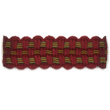 Adapt 11 Wine by Stout Designer Trim ART OF DESIGN TRIM-2 TAPES 100%SVI CHINA </p><p>Repeat: 0 0.88 in - Swanky Fabrics -