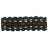 Adapt 21 Jewel by Stout Designer Trim ART OF DESIGN TRIM-2 TAPES 100%SVI CHINA </p><p>Repeat: 0 0.88 in - Swanky Fabrics -