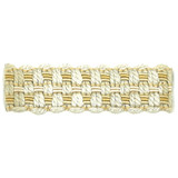 Adapt 31 Ivory by Stout Designer Trim ART OF DESIGN TRIM-2 TAPES 100%SVI CHINA </p><p>Repeat: 0 0.88 in - Swanky Fabrics -
