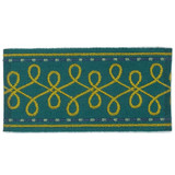 Katherine 5 Teal by Stout Designer Trim ACCENTS TAPES & BORDERS 100%SVI CHINA </p><p>Repeat: 0 2 in - Swanky Fabrics -