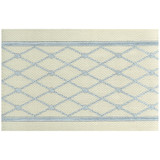 Aloof 2 Azure by Stout Designer Trim ILLUMINATION TRIM 100%COT 100%SVT INDIA </p><p>Repeat: 0 4 in - Swanky Fabrics -