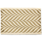 Riley 1 Mushroom by Stout Designer Trim NEW WORLD TAPES & BORDERS 100%SVI GERMANY </p><p>Repeat: 0 2.25 in - Swanky Fabrics -