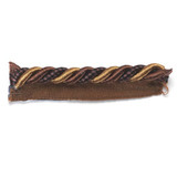 Adams 6 Coffee by Stout Designer Trim MONACO TRIM 80%SVI 20%POL CHINA Horizontal: 0 and Vertical: 0 0.38 in - Swanky Fabrics -