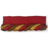 Inglewood 1 Salsa by Stout Designer Trim JUST CORDS 48%SVI 43%COT 9%POL CHINA </p><p>Repeat: 0 0.38 in - Swanky Fabrics -