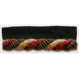 Inglewood 4 Licorice by Stout Designer Trim JUST CORDS 48%SVI 43%COT 9%POL CHINA </p><p>Repeat: 0 0.38 in - Swanky Fabrics -