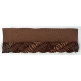 Inglewood 7 Brown by Stout Designer Trim JUST CORDS 48%SVI 43%COT 9%POL CHINA </p><p>Repeat: 0 0.38 in - Swanky Fabrics -